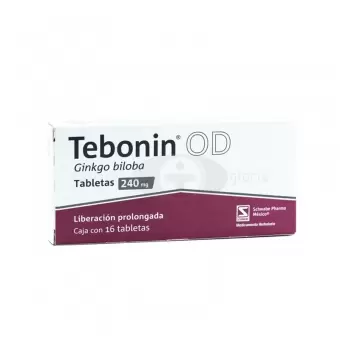 TEBONIN OD 240 MG CON 16 TABLETAS (1)