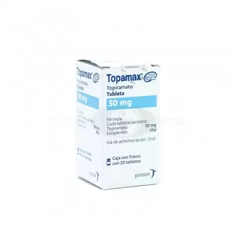 TOPAMAX 50 MG CON 20 TABLETAS