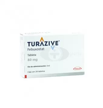 TURAZIVE 80 MG CON 28 TABLETAS