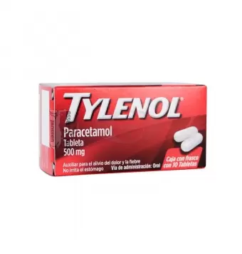 TYLENOL AD 500 MG CON 10 TABLETAS