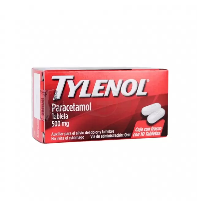 TYLENOL AD 500 MG CON 10 TABLETAS