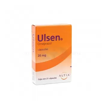 ULSEN 20 MG CON 21 CÁPSULAS