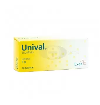 UNIVAL 1G CON 40 TABLETAS