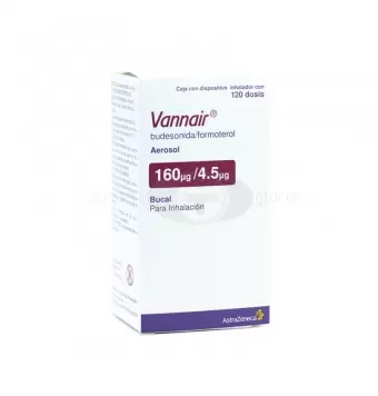 VANNAIR 160MG/4.5MG CON 120 DOSIS