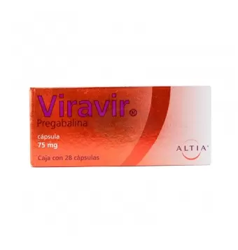 VIRAVIR 75 MG CON 28 CÁPSULAS