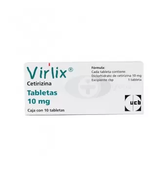 VIRLIX 10 MG CON 10 TABLETAS