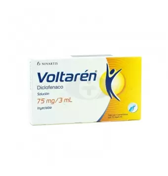 VOLTAREN 75MG/3ML CAJA CON 5 AMPOLLETAS