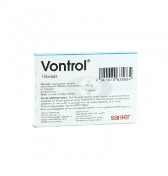 VONTROL 25 MG CON 25 TABLETAS (1)