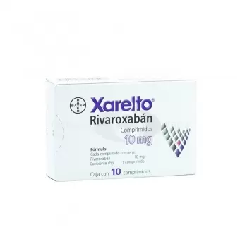 XARELTO 10 MG CON 10 COMPRIMIDOS (1)