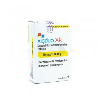 XIGDUO XR 10MG/1000MG CON 28 TABLETAS