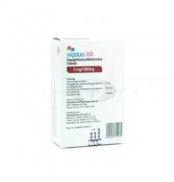 XIGDUO XR 5MG/1000MG CON 28 TABLETAS (1)