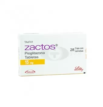 ZACTOS 15 MG CON 28 TABLETAS
