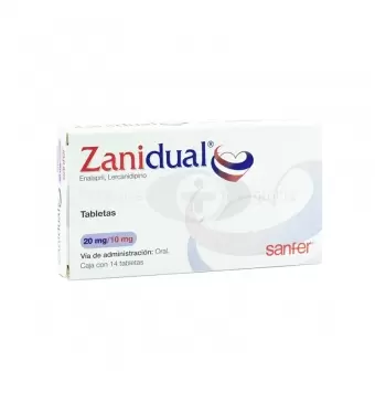 ZANIDUAL 20MG/10MG CON 14 TABLETAS