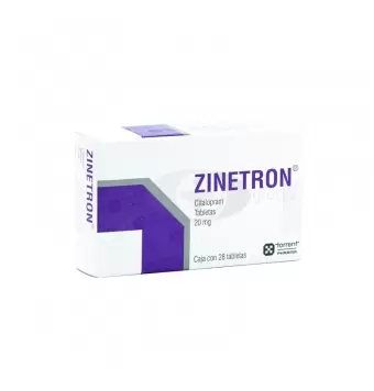 ZINETRON 20 MG CON 28 TABLETAS