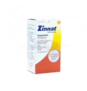 ZINNAT 250MG/5ML SUSPENSIÓN CON GRANULADO PARA 50 ML (1)