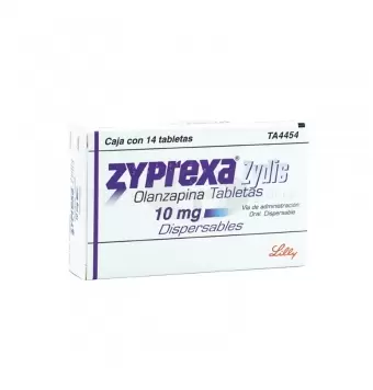 ZYPREXA ZYDIS 10 MG CON 14 TABLETAS DISPERSABLES