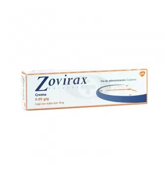 ZOVIRAX 0.05G/G CREMA EN TUBO CON 10 G