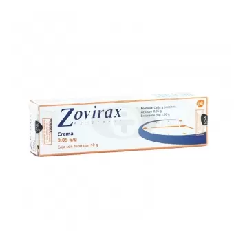 ZOVIRAX 0.05G/G CREMA EN TUBO CON 10 G (1)