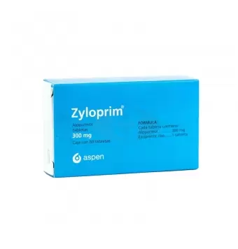 ZYLOPRIM 300 MG CON 60 TABLETAS (1)