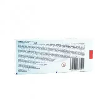 ZYRTEC 10 MG ORODISPERSABLE CON 10 TABLETAS (1)