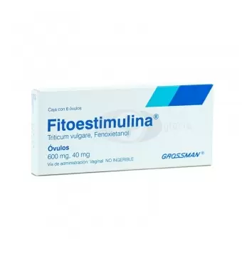 FITOESTIMULINA 600MG/40MG CON 6 ÓVULOS