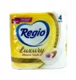 PAPEL HIGIÉNICO REGIO LUXURY 4 ROLLOS DE 190 HOJAS