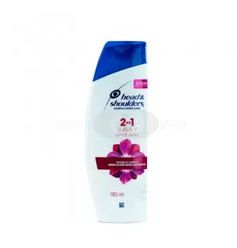 SHAMPOO HEAD & SHOULDERS 2 EN 1 CON 180 ML
