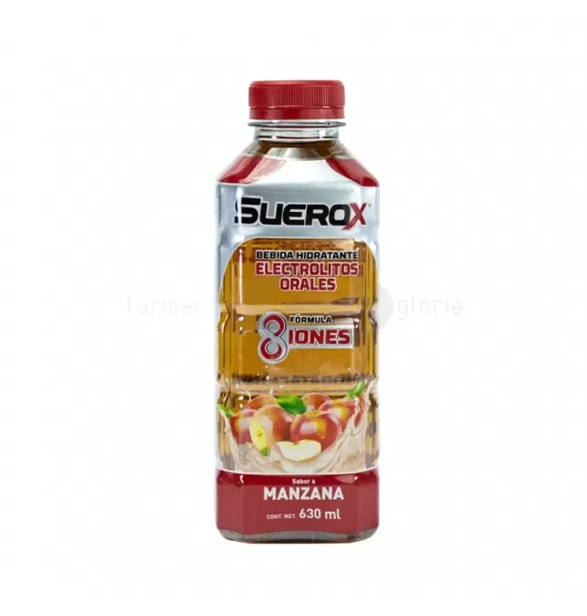 SUEROX 8IONES SABOR MANZANA DE 630 ML