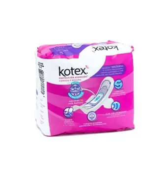 TOALLAS SANITARIAS KOTEX NOCTURNA CON ALAS CON 5 PIEZAS (1)