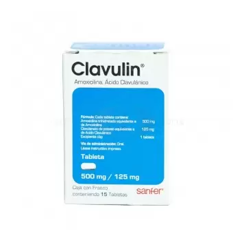CLAVULIN 500 MG CON 15 TABLETAS (1)