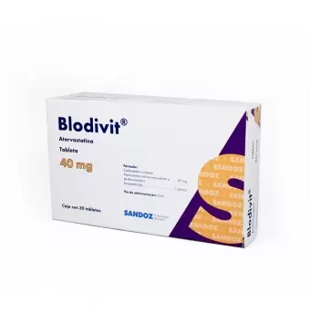 BLODIVIT 40 MG CAJA CON 30 TABLETAS