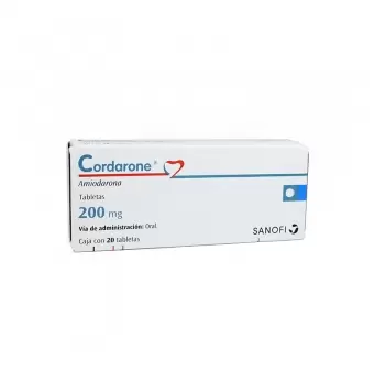 CORDARONE 200 MG CON 20 TABLETAS