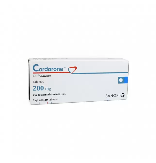 CORDARONE 200 MG CON 20 TABLETAS