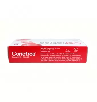 CORIATROS 16 MG CON 28 TABLETAS (1)