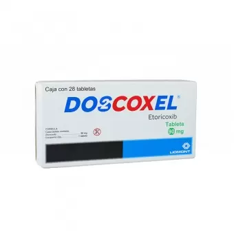 DOSCOXEL 90 MG CON 28 TABLETAS