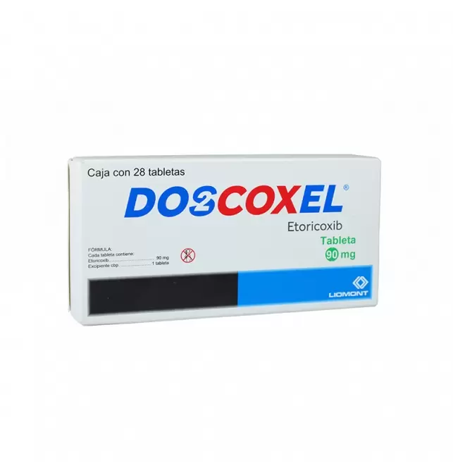 DOSCOXEL 90 MG CON 28 TABLETAS