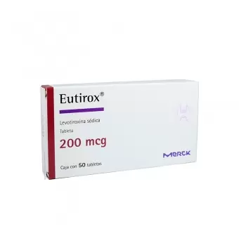 EUTIROX 200 MCG CON 50 TABLETAS