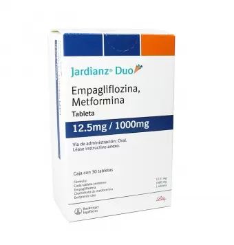 JARDIANZ DUO 12.5MG/1000MG CON 30 TABLETAS
