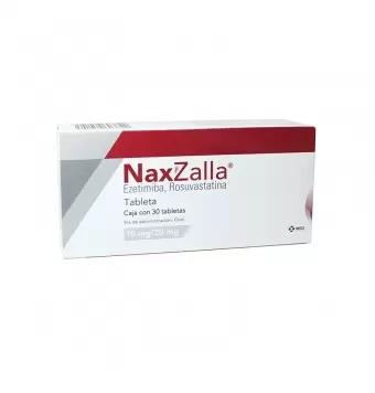 NAXZALLA 10MG/20MG CAJA CON 30 TABLETAS