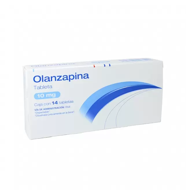 OLANZAPINA 10 MG CAJA CON 14 TABLETAS