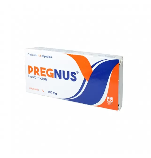 PREGNUS 500 MG CAJA CON 12 CÁPSULAS