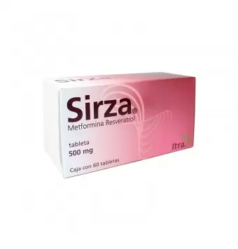 SIRZA 500 MG CAJA CON 60 TABLETAS