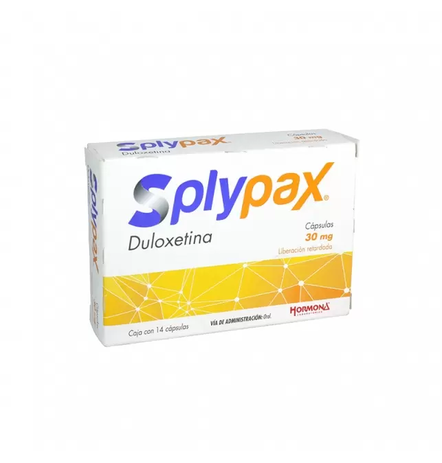 SPLYPAX 30 MG CAJA CON 14 CÁPSULAS