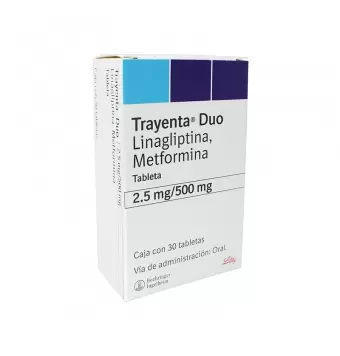 TRAYENTA DUO 2.5MG/500MG CON 30 TABLETAS