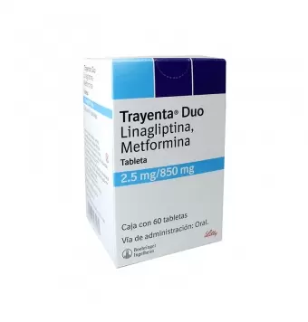TRAYENTA DUO 2.5MG/850MG CON 60 TABLETAS