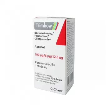 TRIMBOW 100UG/6UG/12.5UG INHARADOR EN AEROSOL CON 120 DOSIS