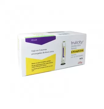 TRULICITY 0.75MG/0.5ML SOLUCIÓN INYECTABLE CON 2 PLUMAS