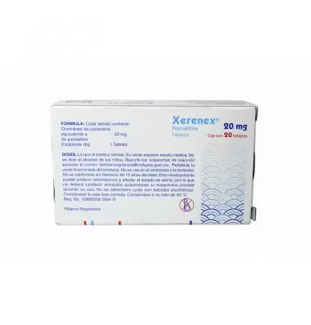 XENEREX DE 20 MG CON 20 TABLETAS (1)