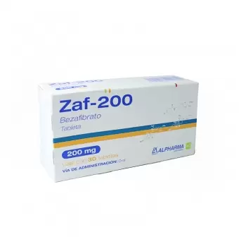 ZAF 200 MG CON 30 TABLETAS