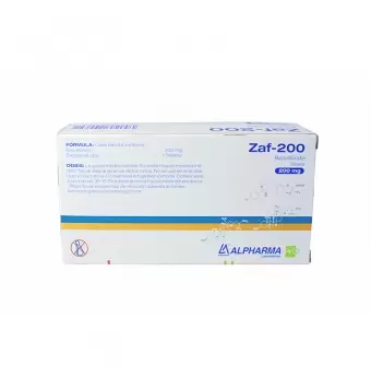 ZAF 200 MG CON 30 TABLETAS (1)